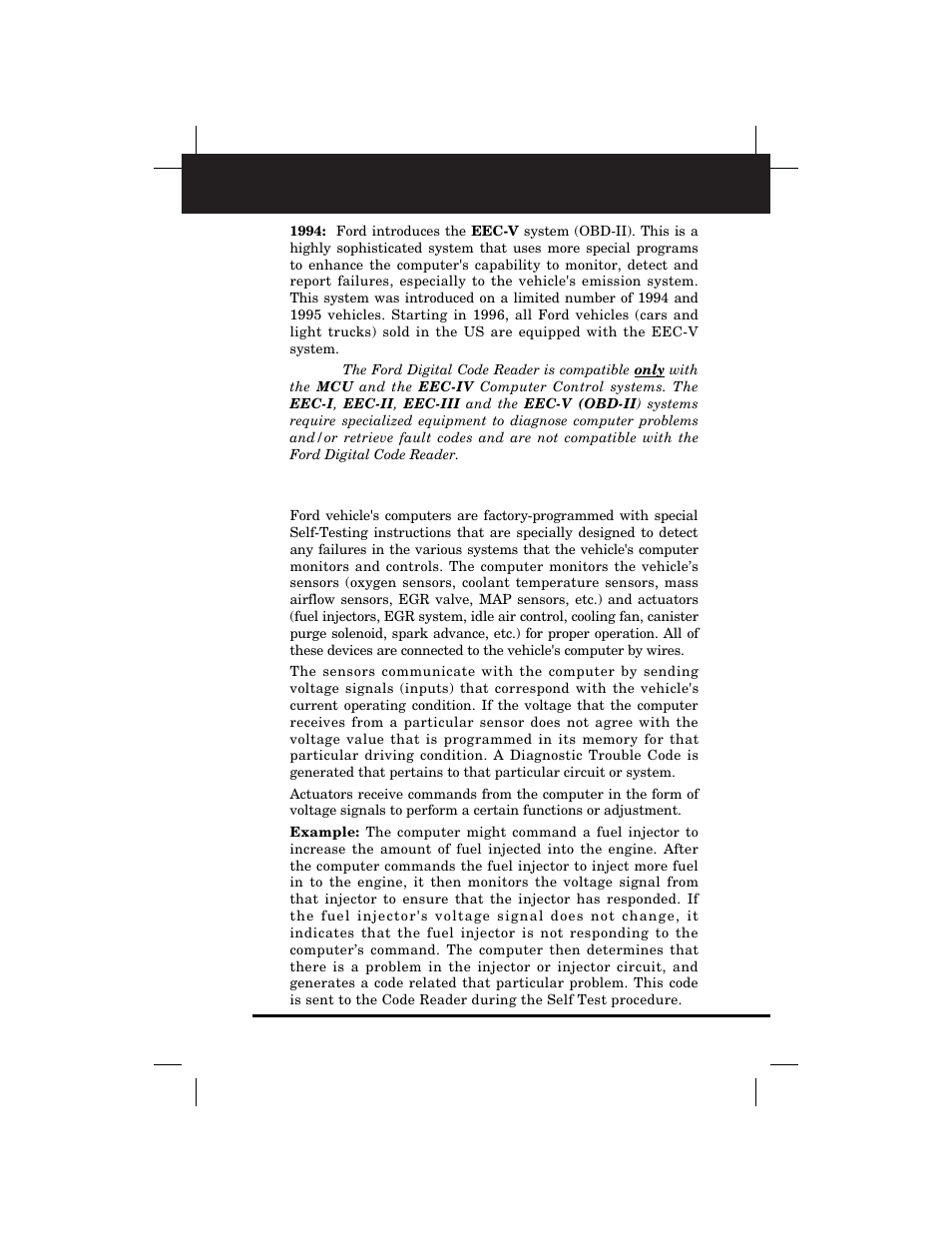 About diagnostic systems | Equus 3145 - Digital Ford Code Reader (1981 - 1995) User Manual | Page 17 / 96