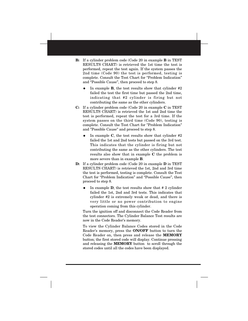 Retrieving codes | Equus 3145 - Digital Ford Code Reader (1981 - 1995) User Manual | Page 47 / 96
