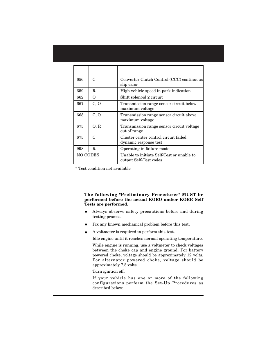 Retrieving codes | Equus 3145 - Digital Ford Code Reader (1981 - 1995) User Manual | Page 68 / 96