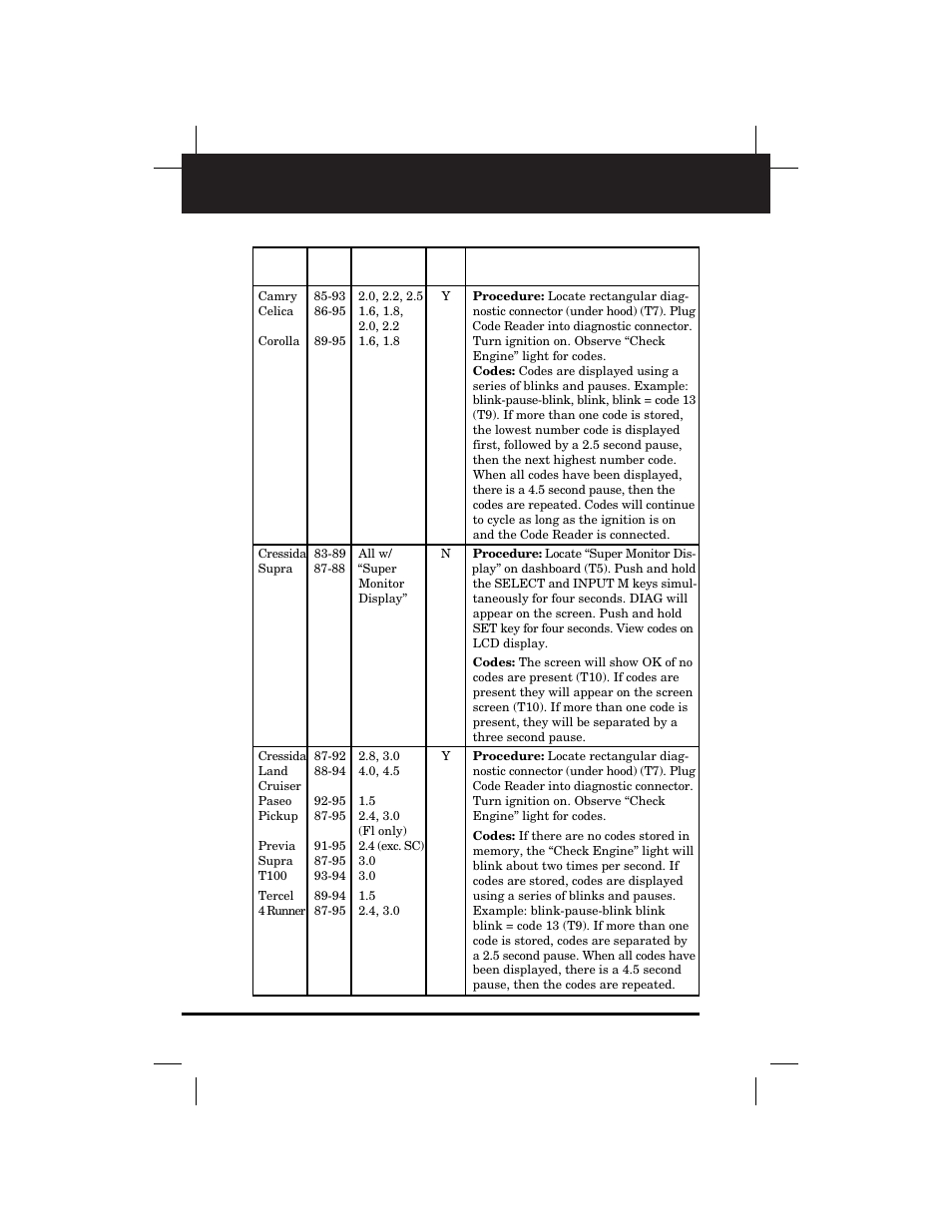 Toyota/lexus, 39 chapter 5 | Equus 3173 - Import Code Reader User Manual | Page 42 / 56
