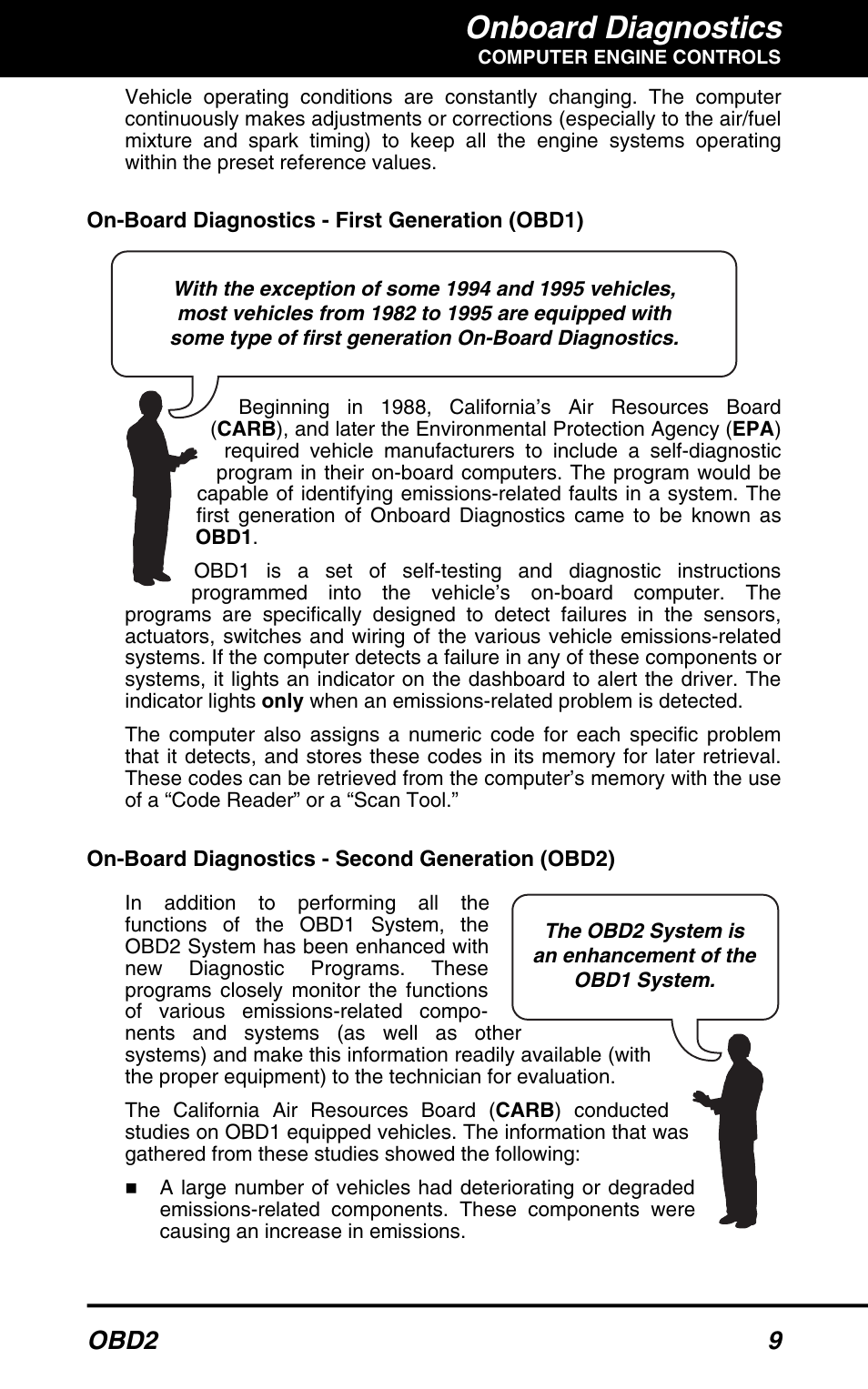 Onboard diagnostics, Obd2 9 | Equus 3040 - OBD2 ScanTool User Manual | Page 11 / 52