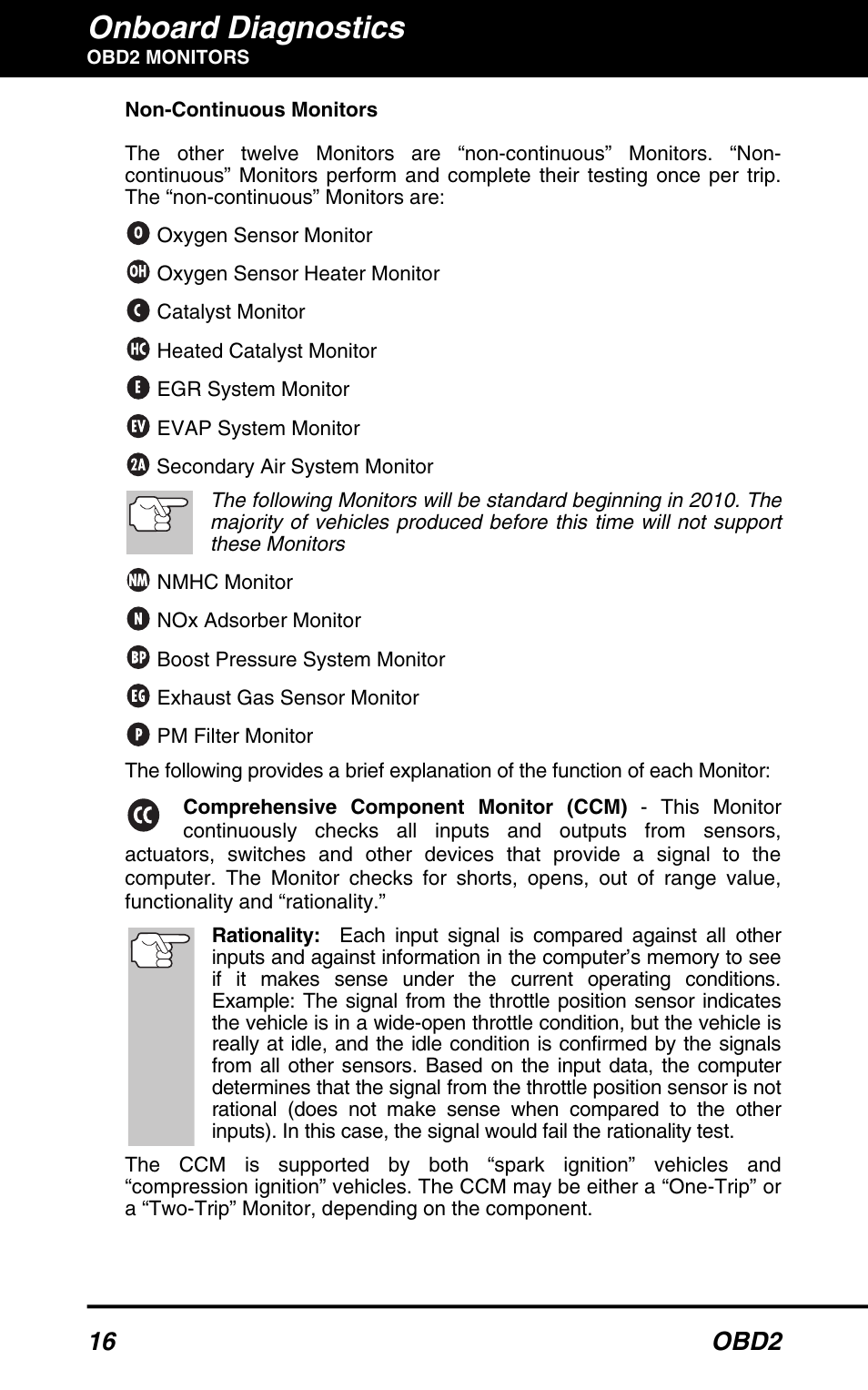 Onboard diagnostics, 16 obd2 | Equus 3040 - OBD2 ScanTool User Manual | Page 18 / 52