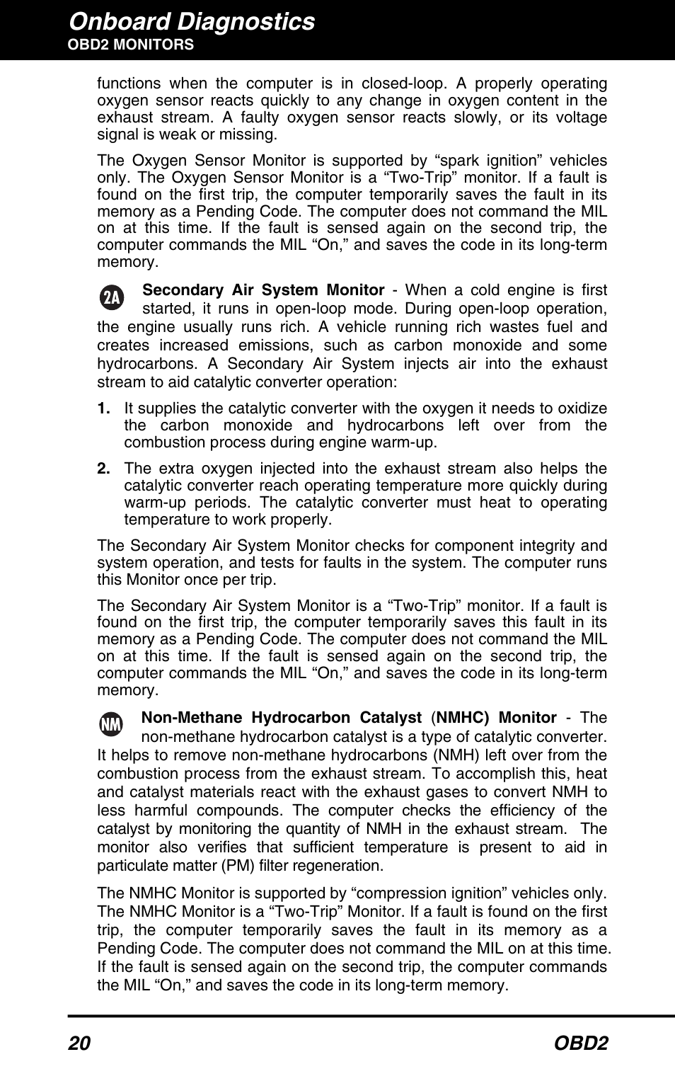 Onboard diagnostics, 20 obd2 | Equus 3040 - OBD2 ScanTool User Manual | Page 22 / 52