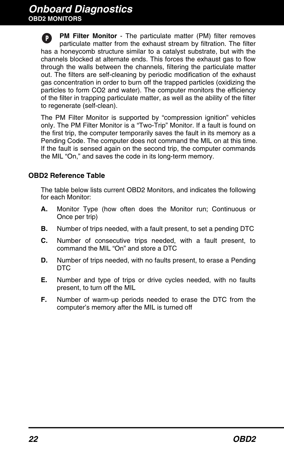 Onboard diagnostics, 22 obd2 | Equus 3040 - OBD2 ScanTool User Manual | Page 24 / 52