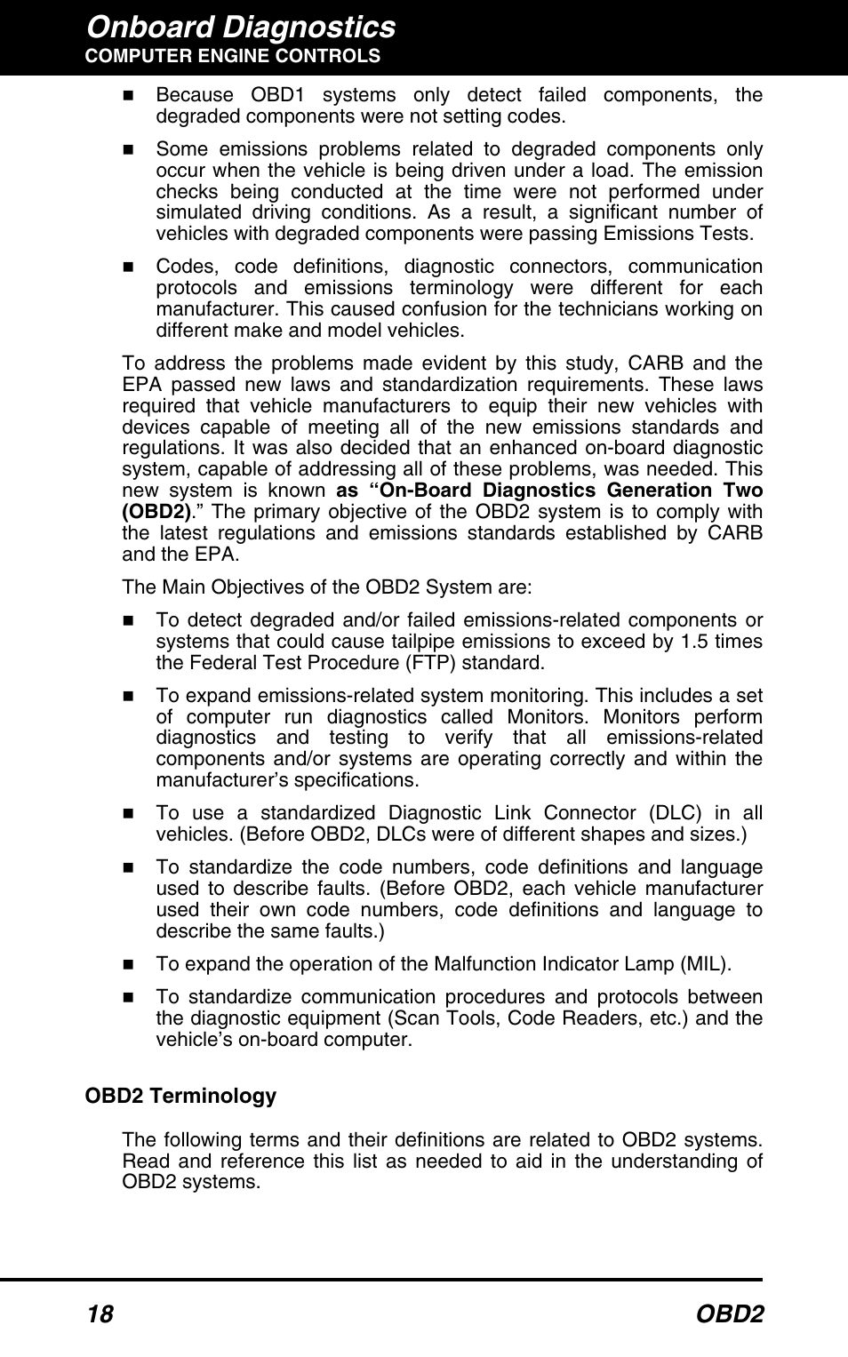 Onboard diagnostics, 18 obd2 | Equus 3100 - CanOBD2 Diagnostic Tool User Manual | Page 20 / 64