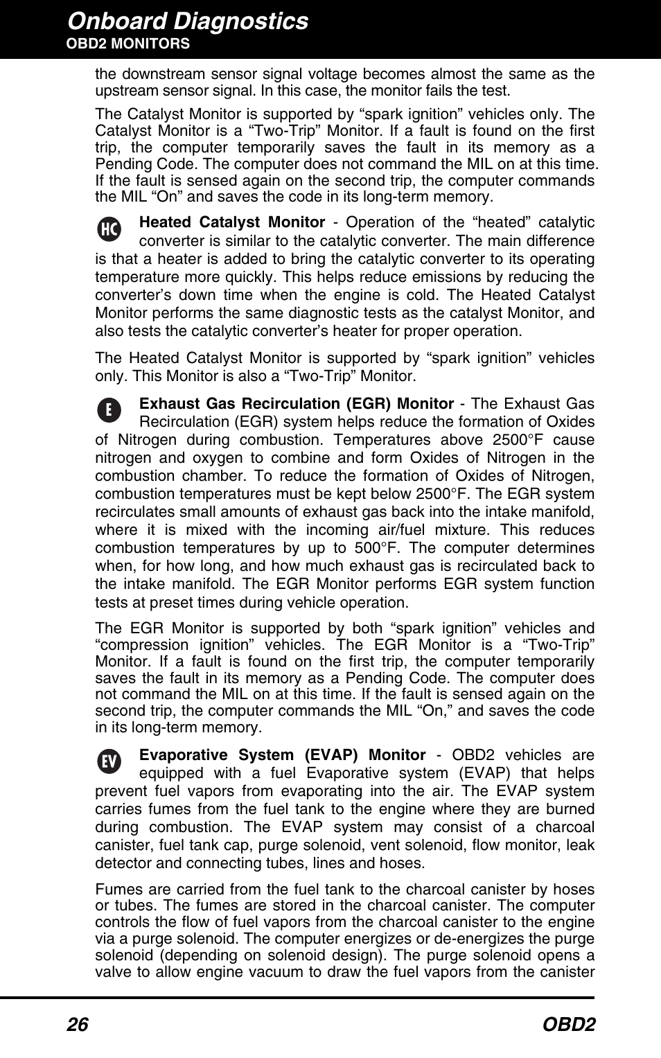 Onboard diagnostics, 26 obd2 | Equus 3100 - CanOBD2 Diagnostic Tool User Manual | Page 28 / 64