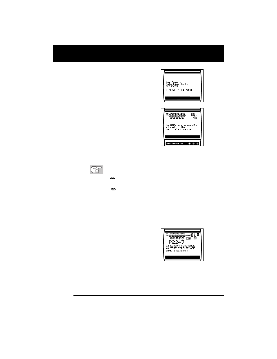Using the code reader, Can obd2 37 | Equus 3110 - CanOBD2 Diagnostic Tool User Manual | Page 39 / 56