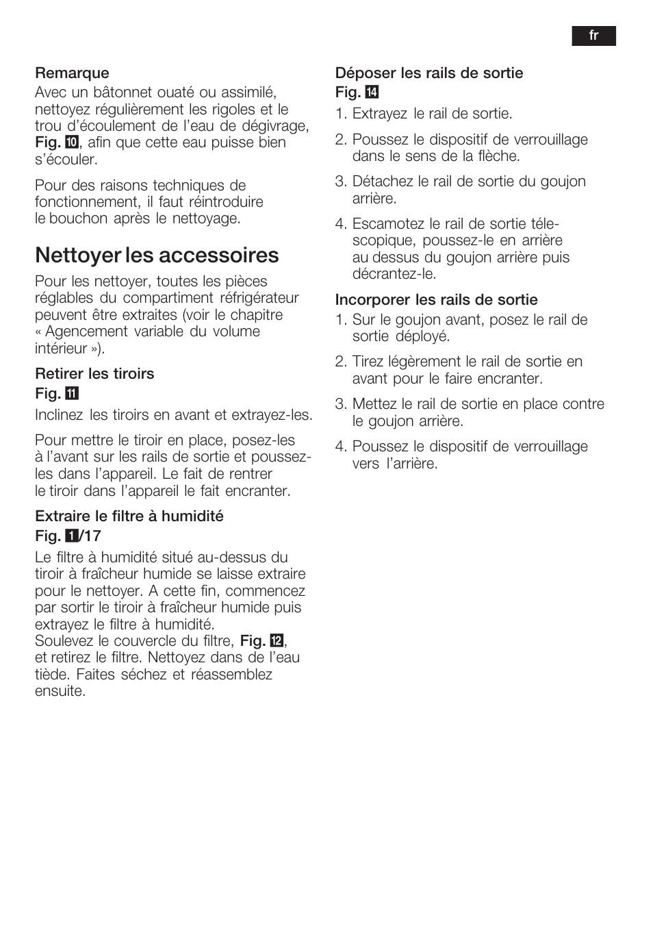 Nettoyer les accessoires | Siemens K125F User Manual | Page 55 / 105