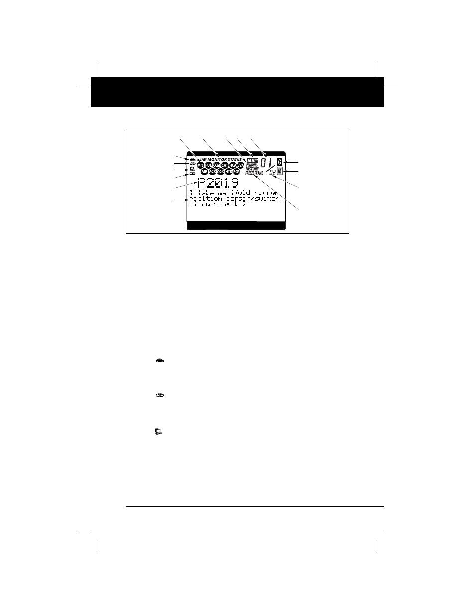 Tool controls, Display functions | Equus 3120 - OBD 2&1 Tool Kit User Manual | Page 13 / 88