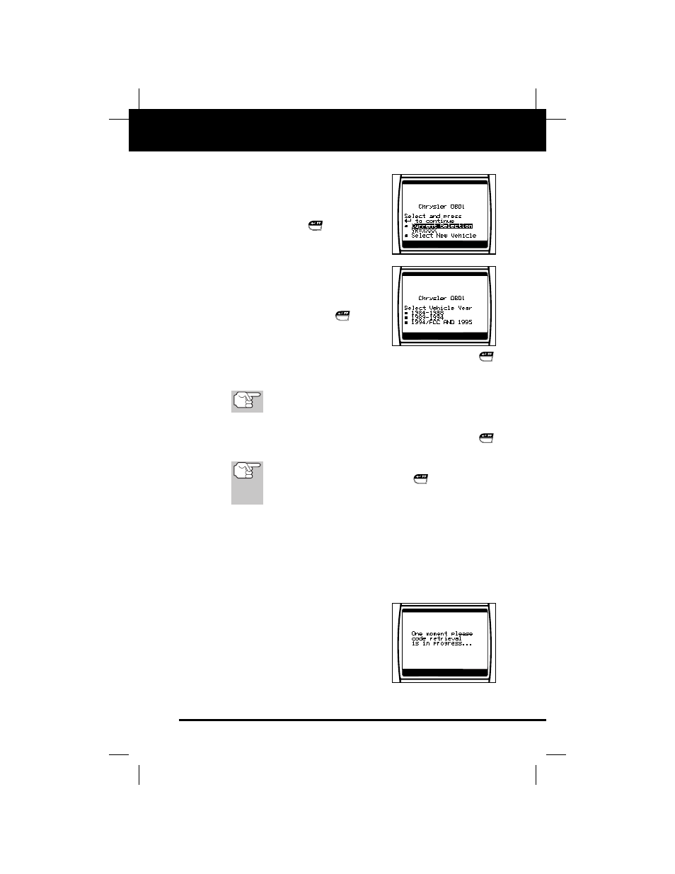 Chrysler/jeep obd1 systems | Equus 3120 - OBD 2&1 Tool Kit User Manual | Page 41 / 88