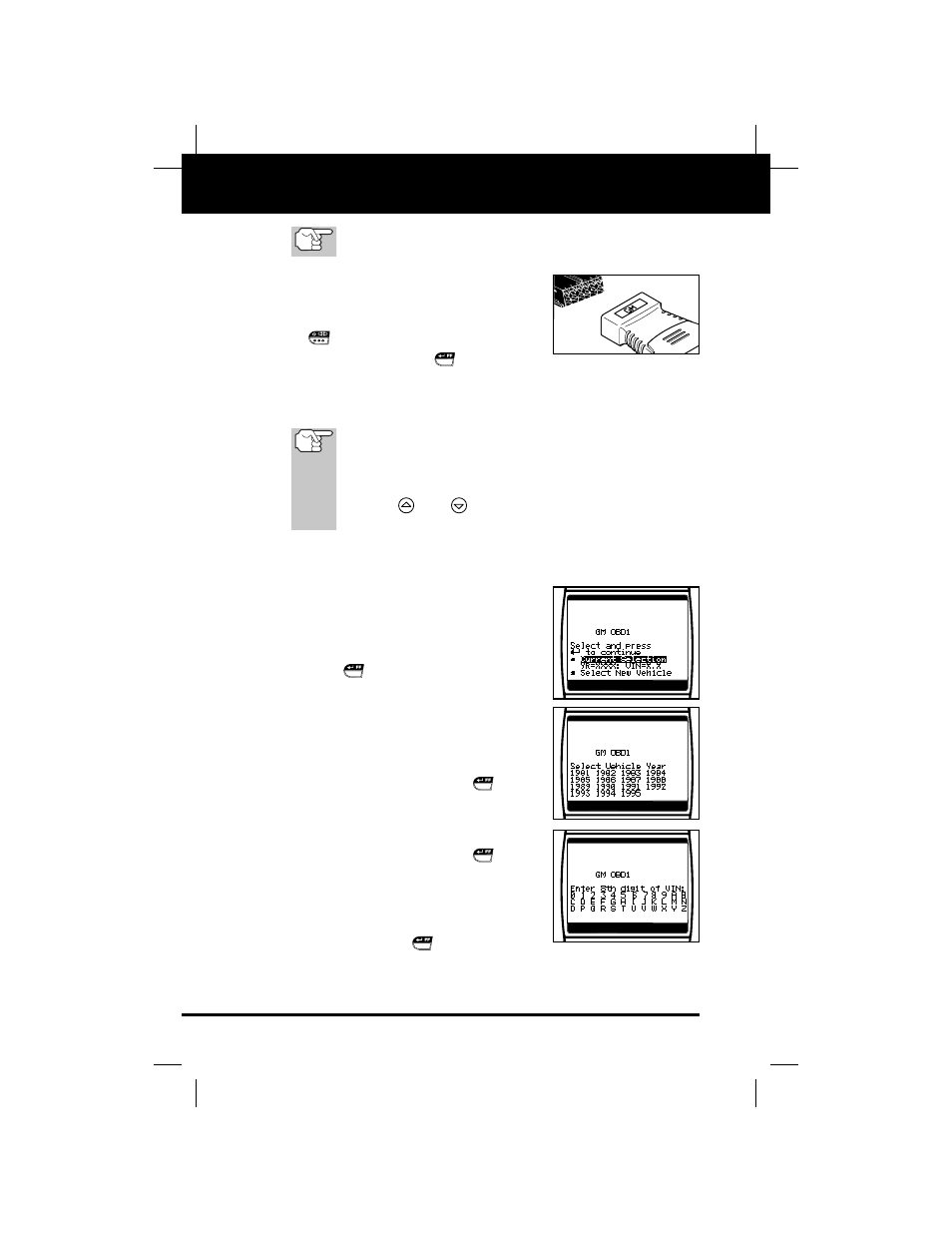Gm obd1 systems | Equus 3120 - OBD 2&1 Tool Kit User Manual | Page 70 / 88