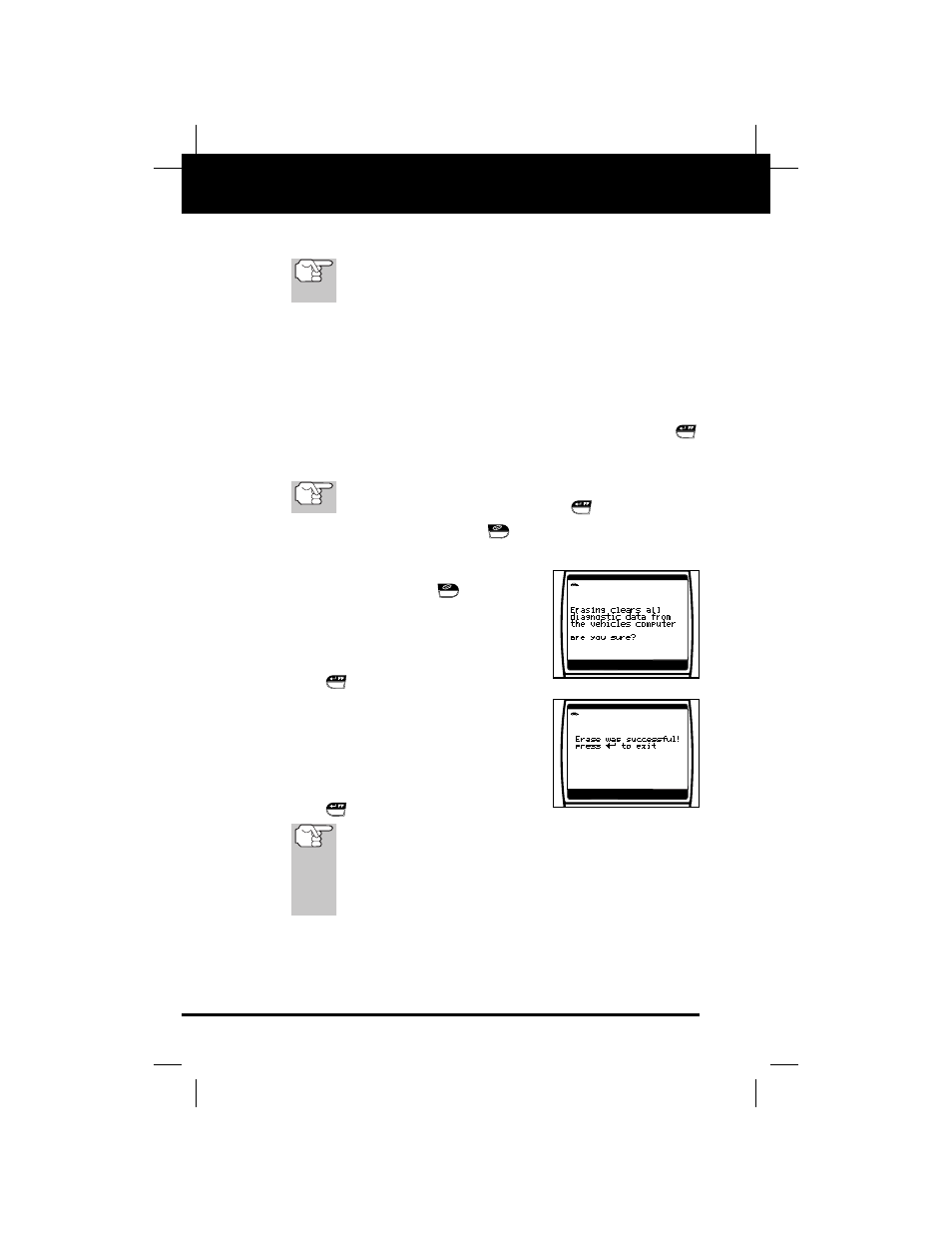 Erasing dtcs, Erasing dtcs (obd i systems) | Equus 3120 - OBD 2&1 Tool Kit User Manual | Page 82 / 88