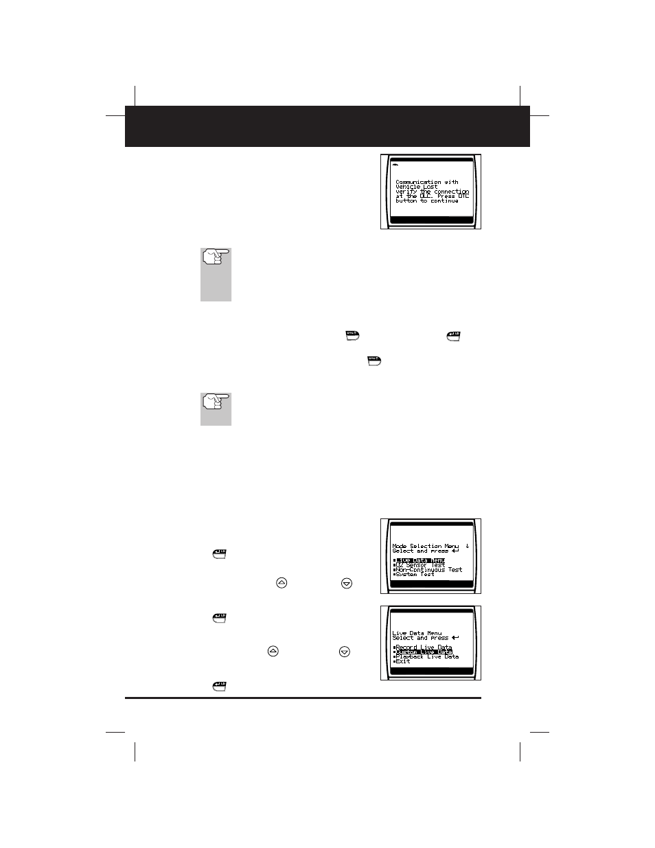 Live data mode, Customizing live data (pids) | Equus 3130 - Scan Tool – OBD2 User Manual | Page 38 / 60