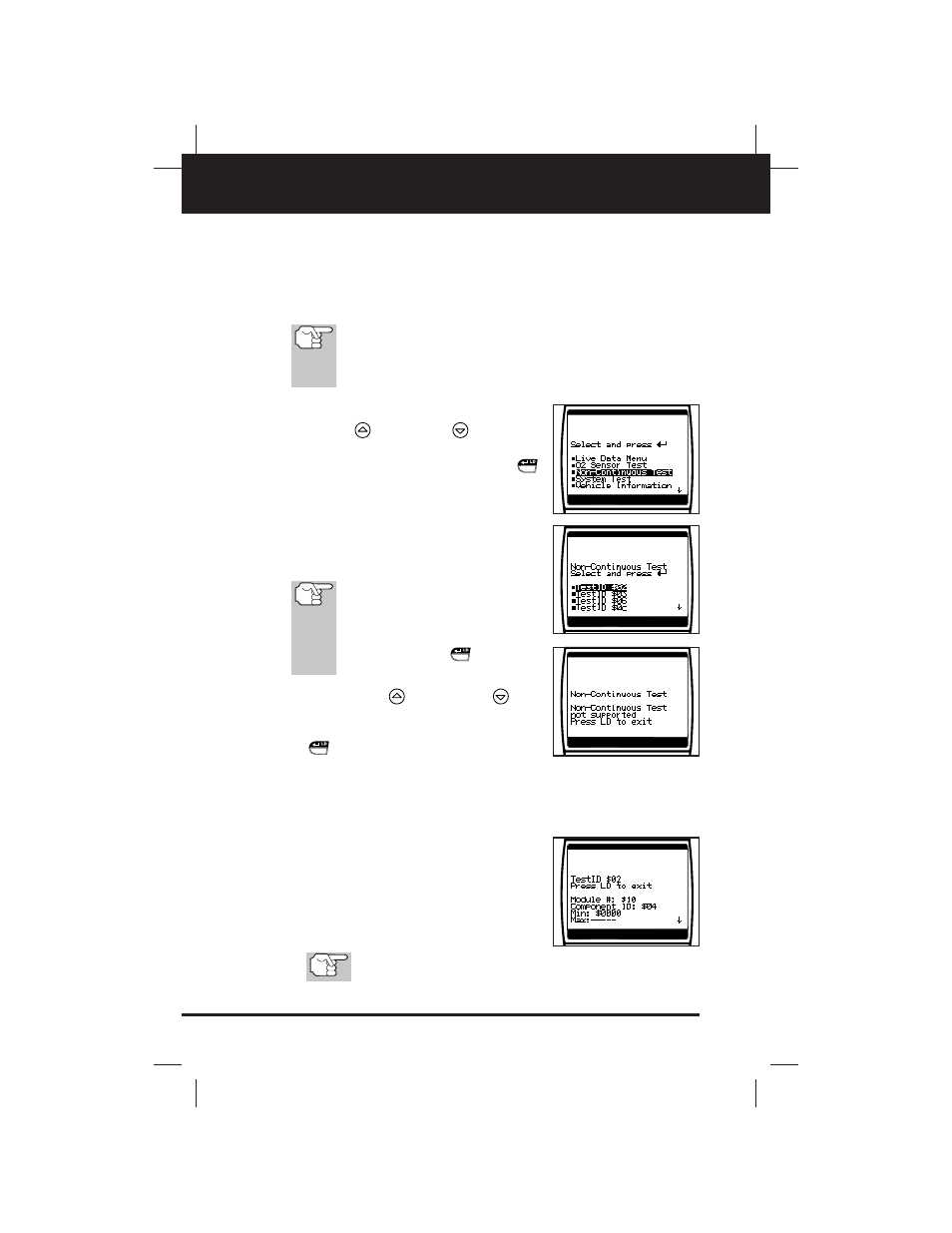 Additional tests, Non-continuous test | Equus 3130 - Scan Tool – OBD2 User Manual | Page 48 / 60