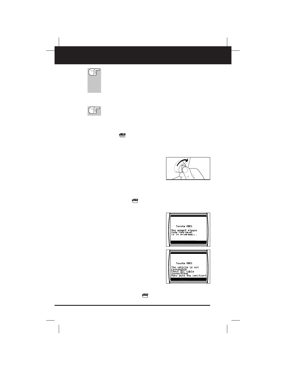 Toyota/lexus obd1 systems | Equus 3140 - Scan Tool CanOBD2&1 Kit User Manual | Page 100 / 112