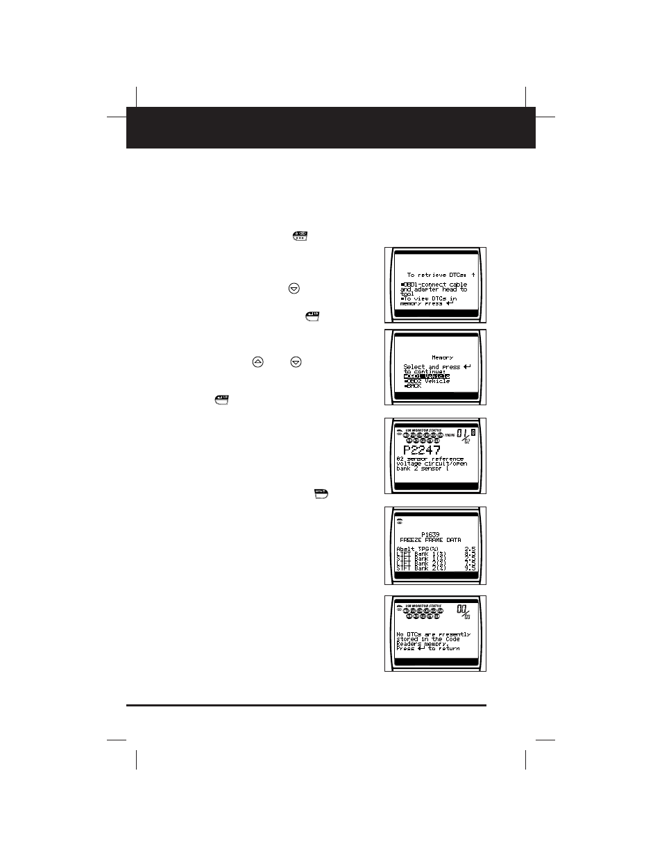Canobd2&1 scan tool controls | Equus 3140 - Scan Tool CanOBD2&1 Kit User Manual | Page 16 / 112