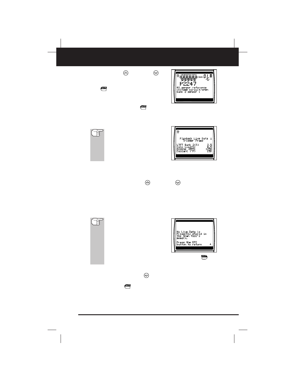 Obd2 live data mode | Equus 3140 - Scan Tool CanOBD2&1 Kit User Manual | Page 47 / 112