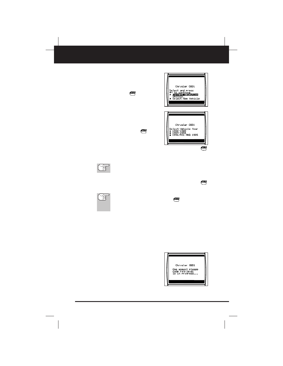 Chrysler/jeep obd1 systems | Equus 3140 - Scan Tool CanOBD2&1 Kit User Manual | Page 63 / 112