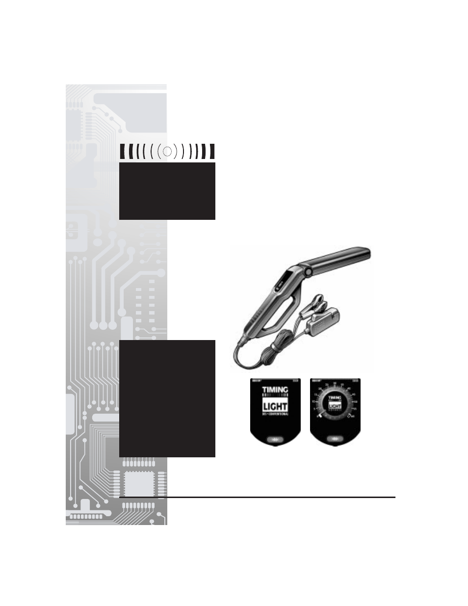 Equus 3551 - INNOVA Inductive Timing Light (DIS) User Manual | 12 pages