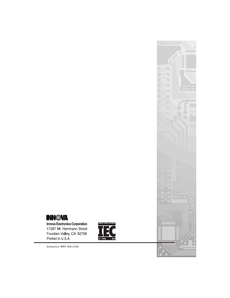 Equus 5568 - INNOVA Pro Digital Timing Light (DIS) User Manual | Page 16 / 16