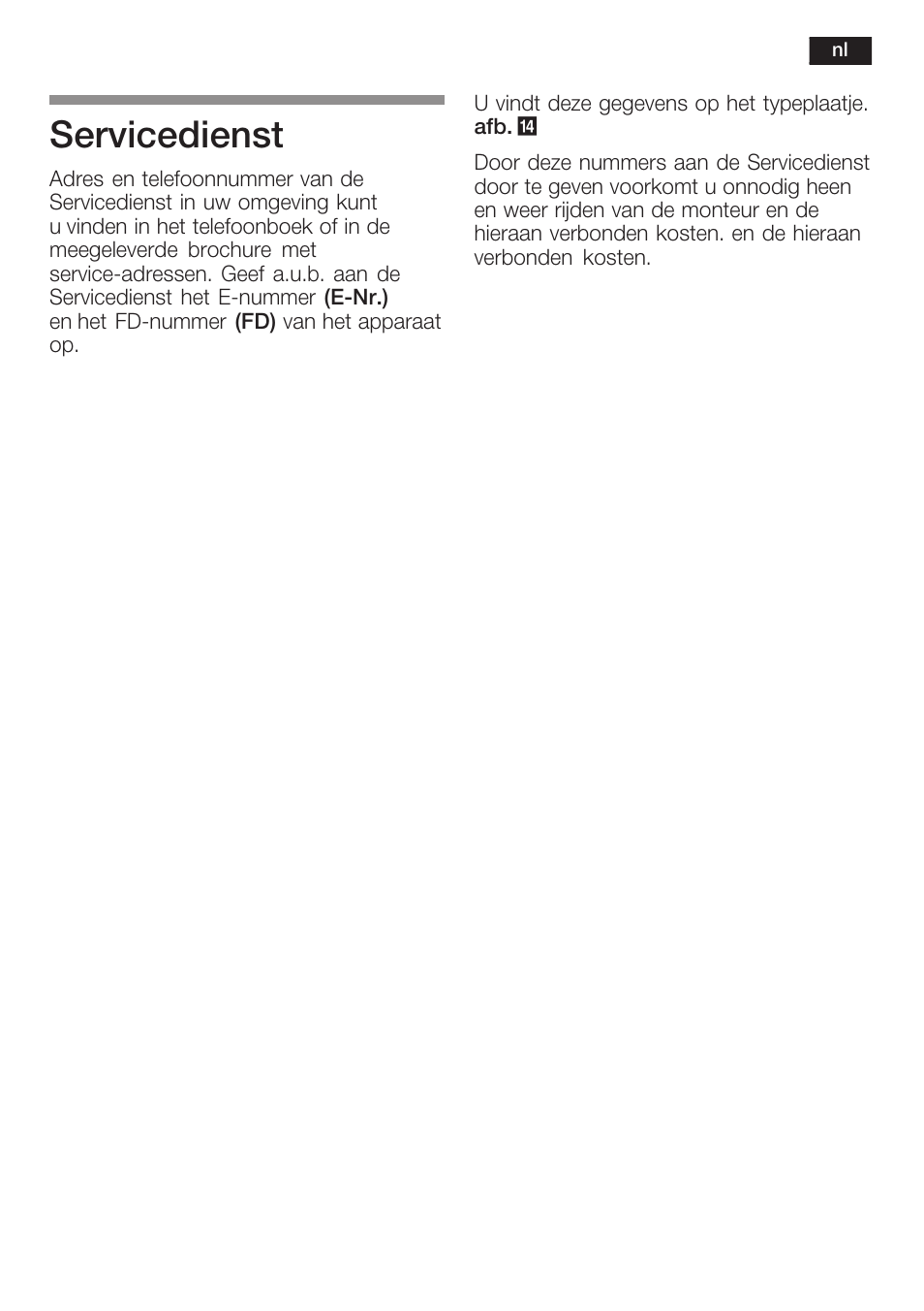 Servicedienst | Neff K5764X0 User Manual | Page 69 / 73