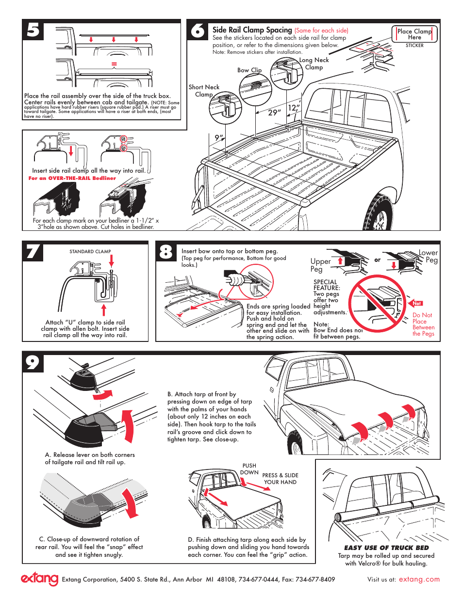 Extang Tuff Tonno: Ford F150 Super Crew User Manual | Page 2 / 2