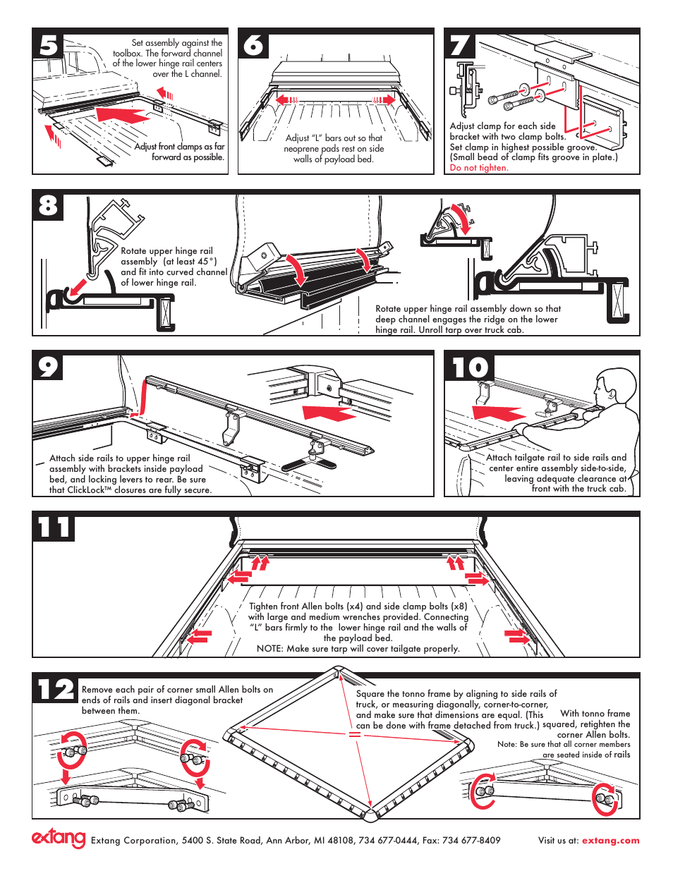 Extang Tool Box Tonneaus: FullTilt Tool Box Tonneau User Manual | Page 2 / 4