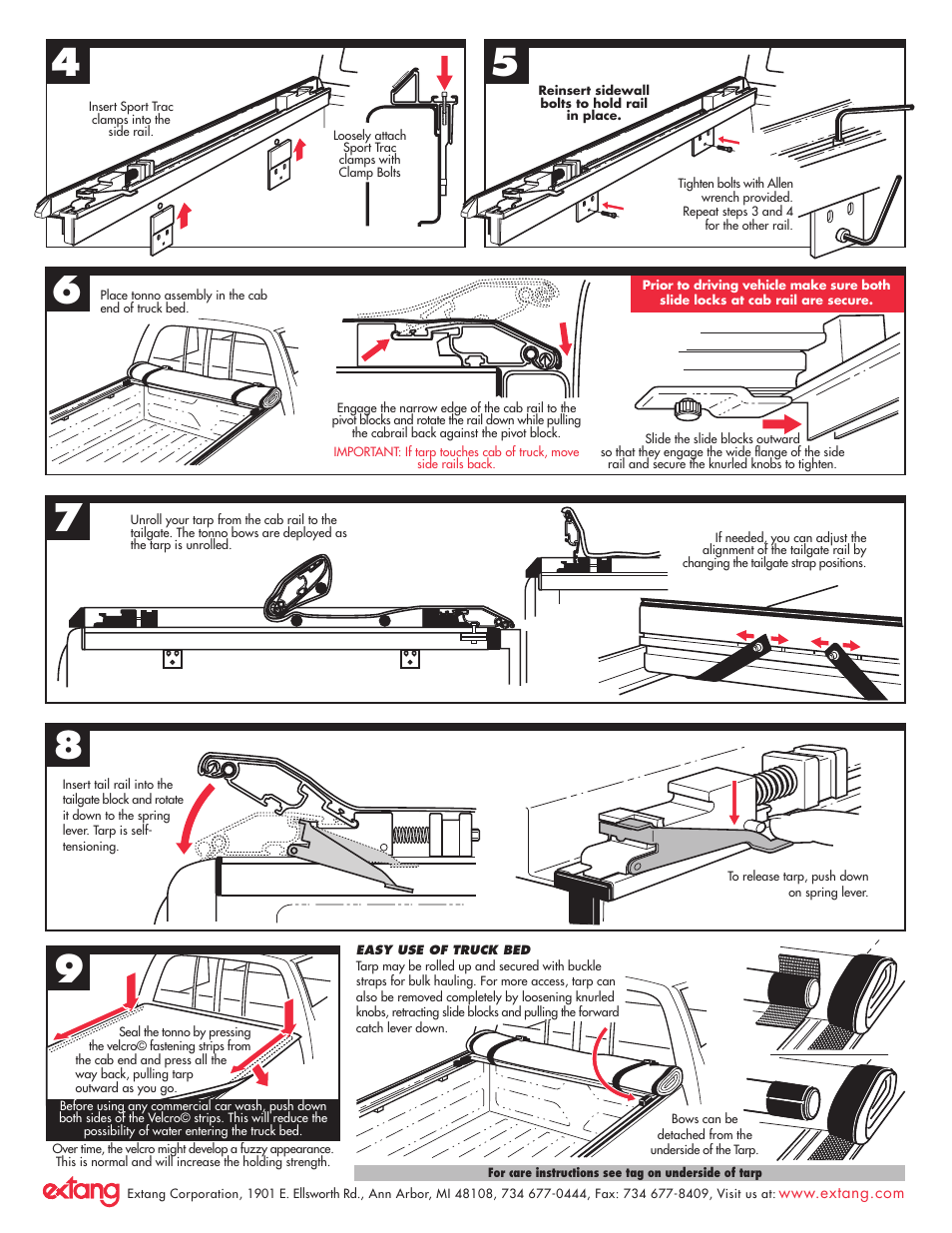 Extang Express Tonno: Ford Sport Trac 07+ User Manual | Page 2 / 2