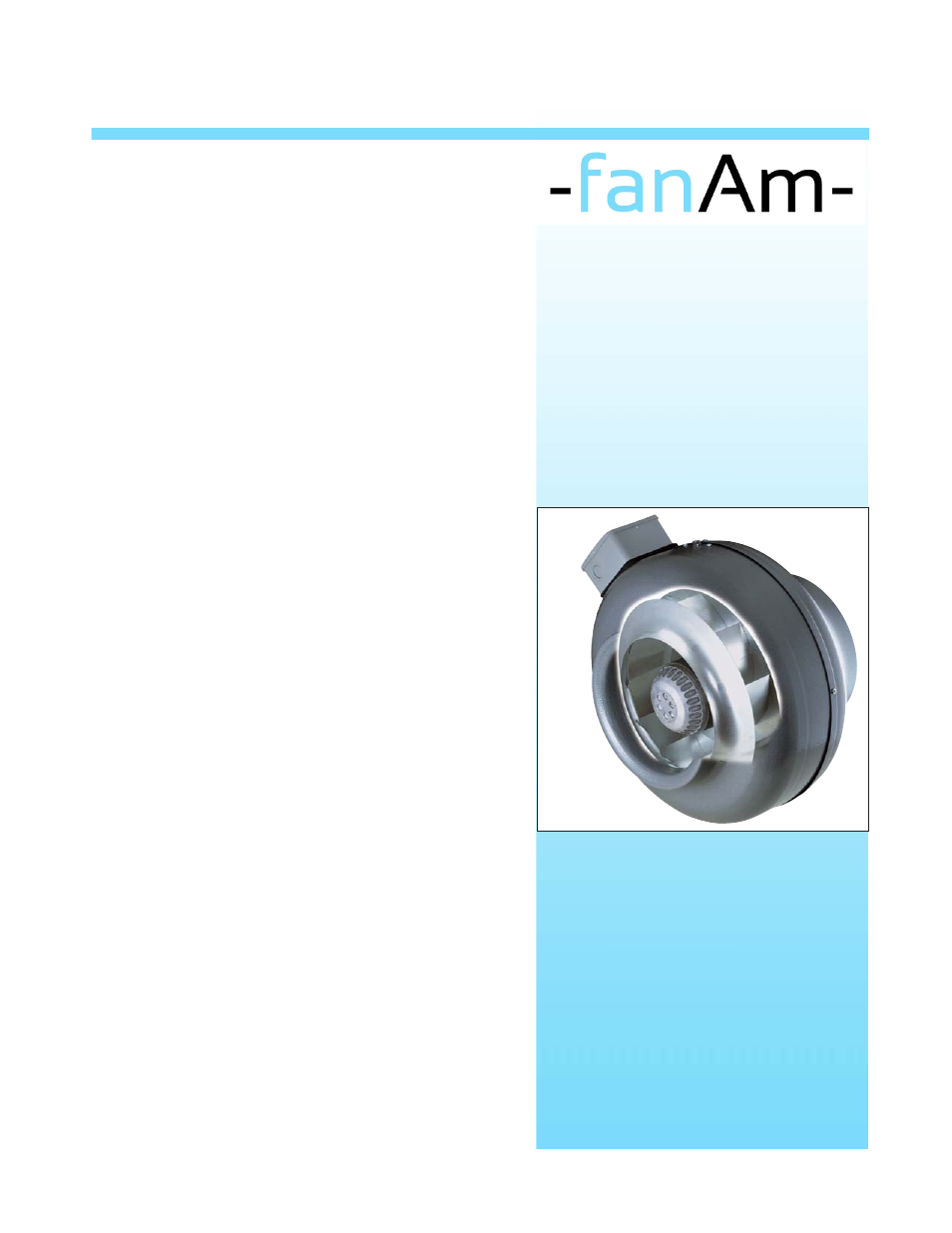 Installation | FanAm CA Inline Series (metal) User Manual | Page 2 / 4