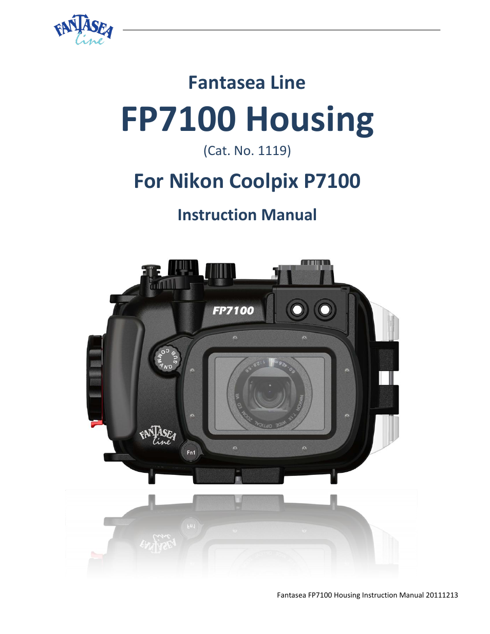 Fantasea Line FP7100 Housing User Manual | 24 pages