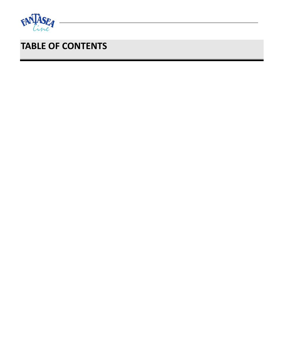 Fantasea Line FP7100 Housing User Manual | Page 2 / 24