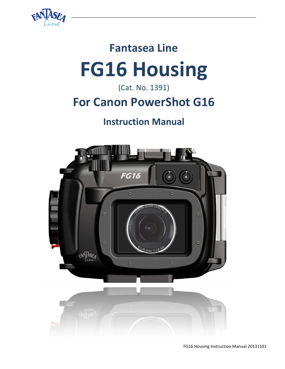 Fantasea Line FG16 Housing User Manual | 24 pages
