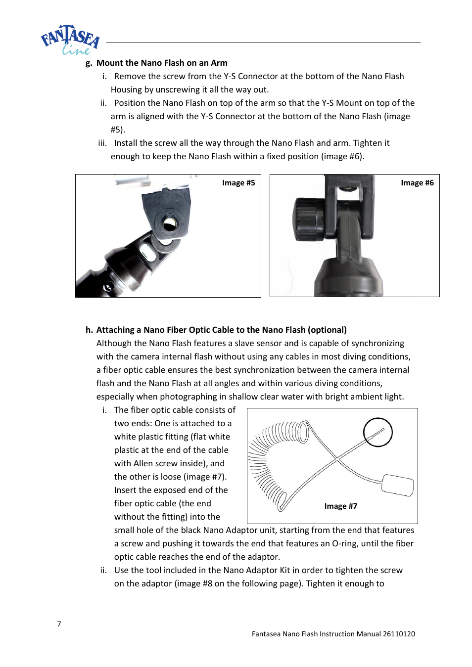 Fantasea Line Nano Flash Action 700 Lighting Set User Manual | Page 7 / 11