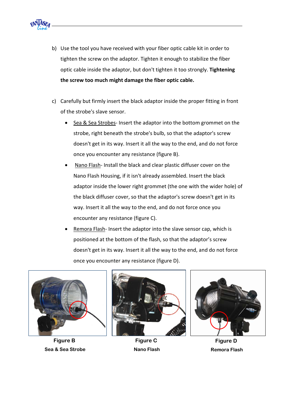 Fantasea Line Nano Adaptor Kit User Manual | Page 2 / 4