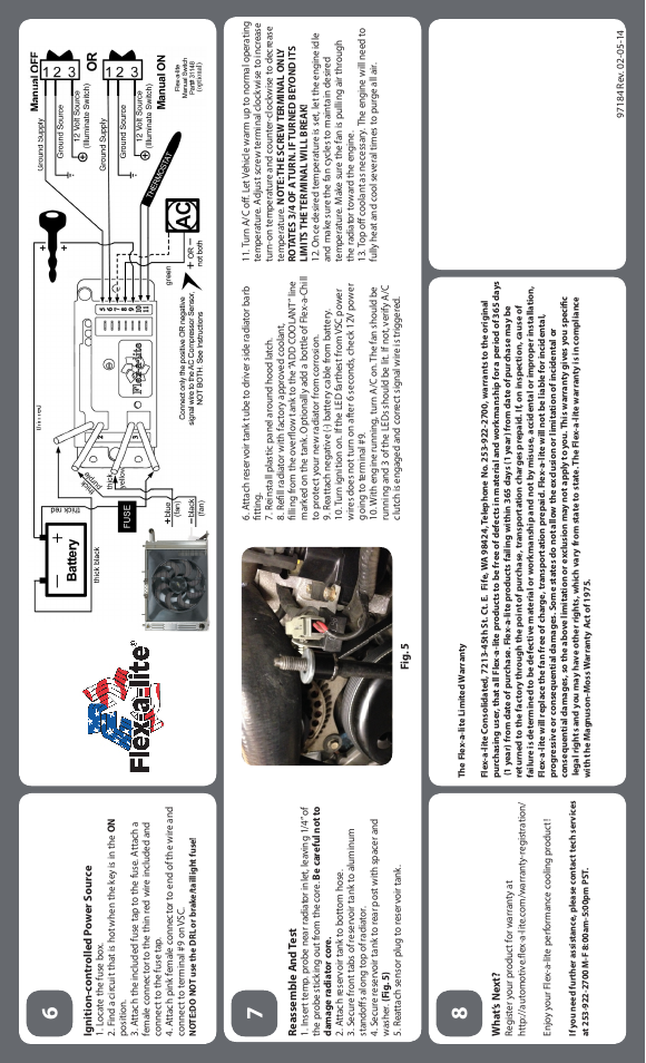 Flex-a-Lite 52184 Ford 97-04 Mustang Rad/Fan Combo User Manual | Page 2 / 2