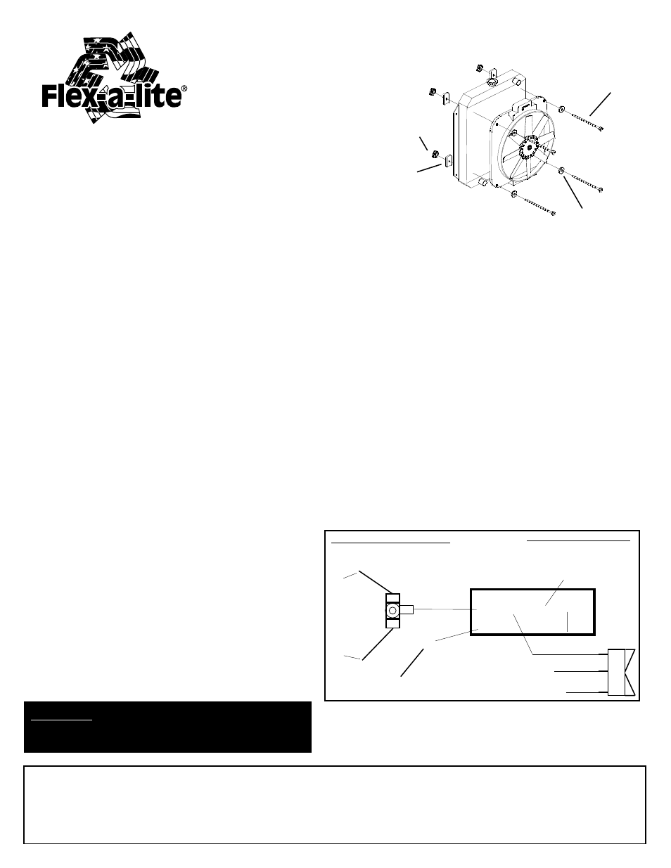 Flex-a-Lite 35 Electric Fans: Puller mode, does not include controls User Manual | 1 page