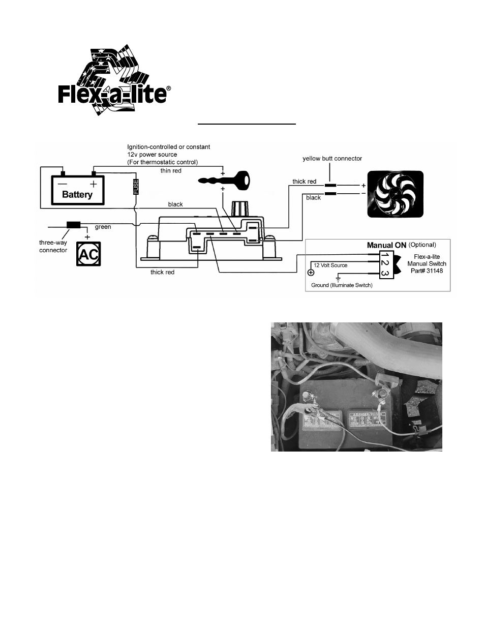 Flex-a-Lite 31149 Temp. Control Module User Manual | 2 pages