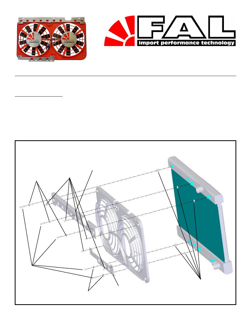 Flex-a-Lite 525 89-94 Mitsubishi Eclipse Electric Cooling Fan User Manual | 2 pages