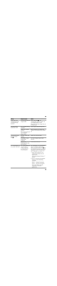 Temperaturanzeige kühlraum 7 flackert, Stufe 2 – kälteste einstellung, Stufe 8 – wärmste einstellung | De 23 | Neff K8345X0 User Manual | Page 23 / 115