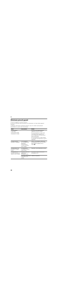 Eliminare piccoli guasti, It 86 | Neff K8345X0 User Manual | Page 86 / 115