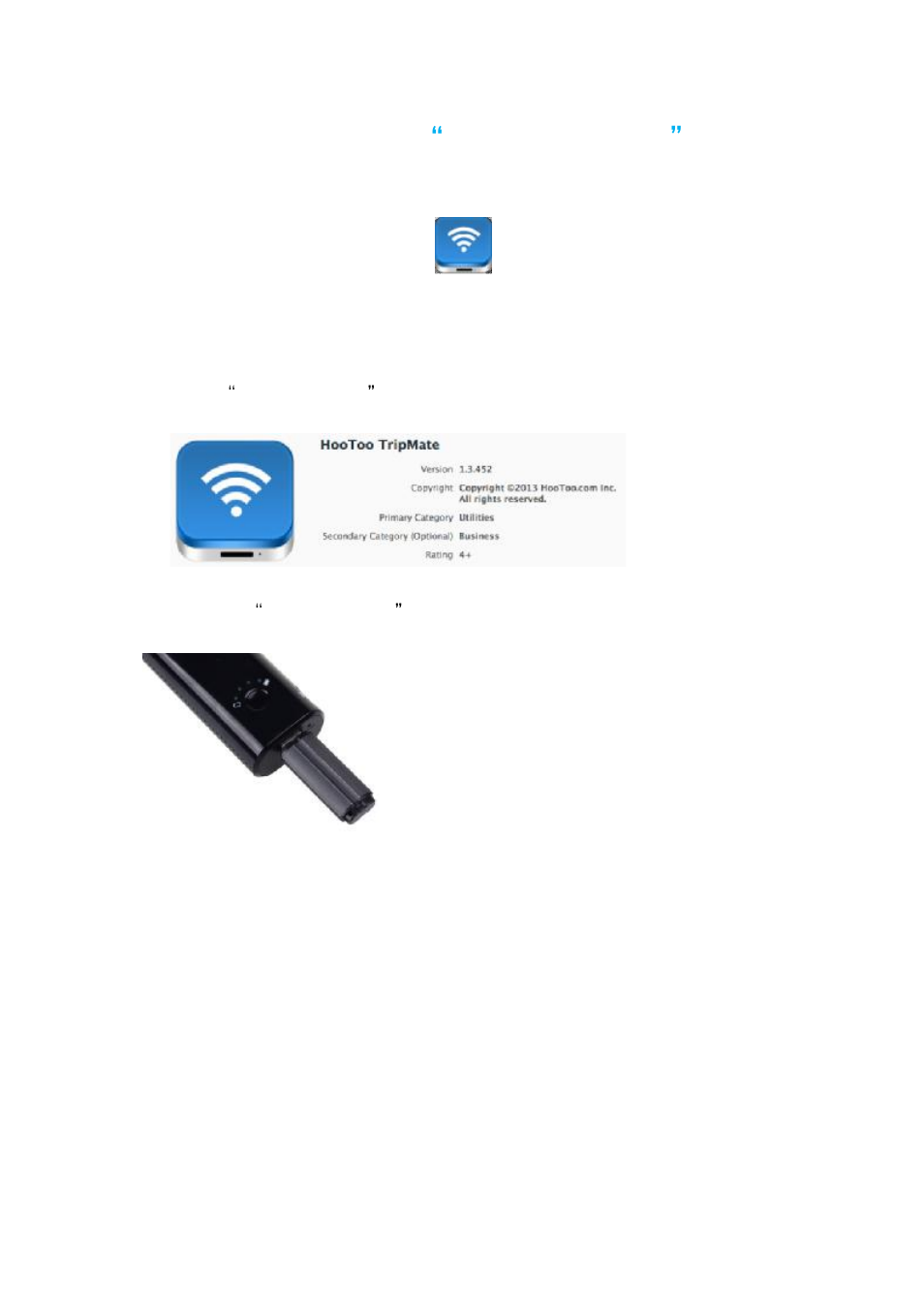Hootoo TripMate on iOS User Manual | 11 pages
