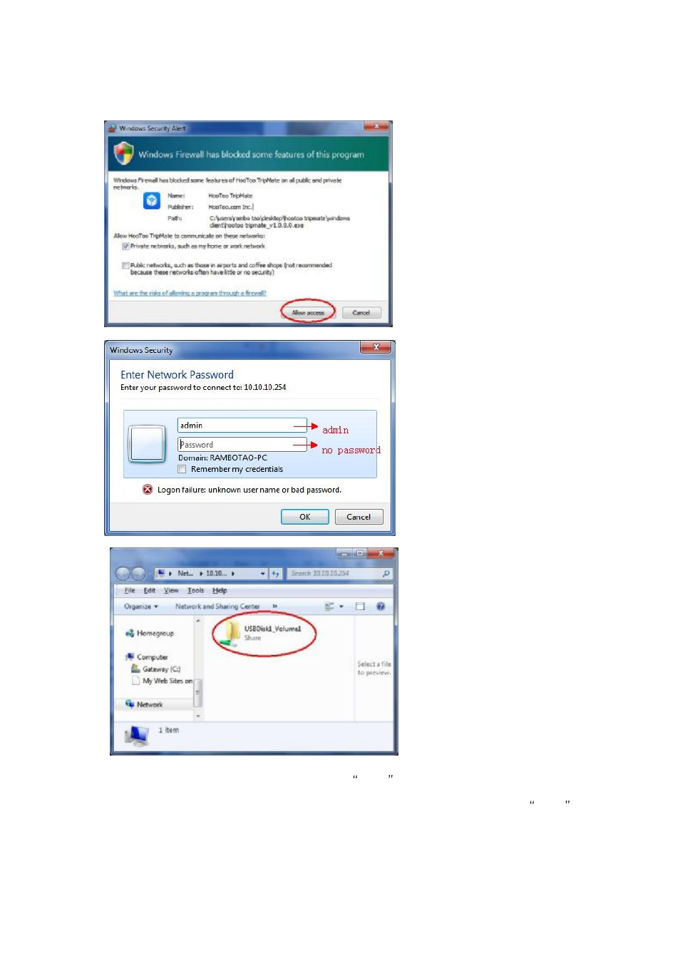 Hootoo TripMate on Windows User Manual | Page 2 / 14