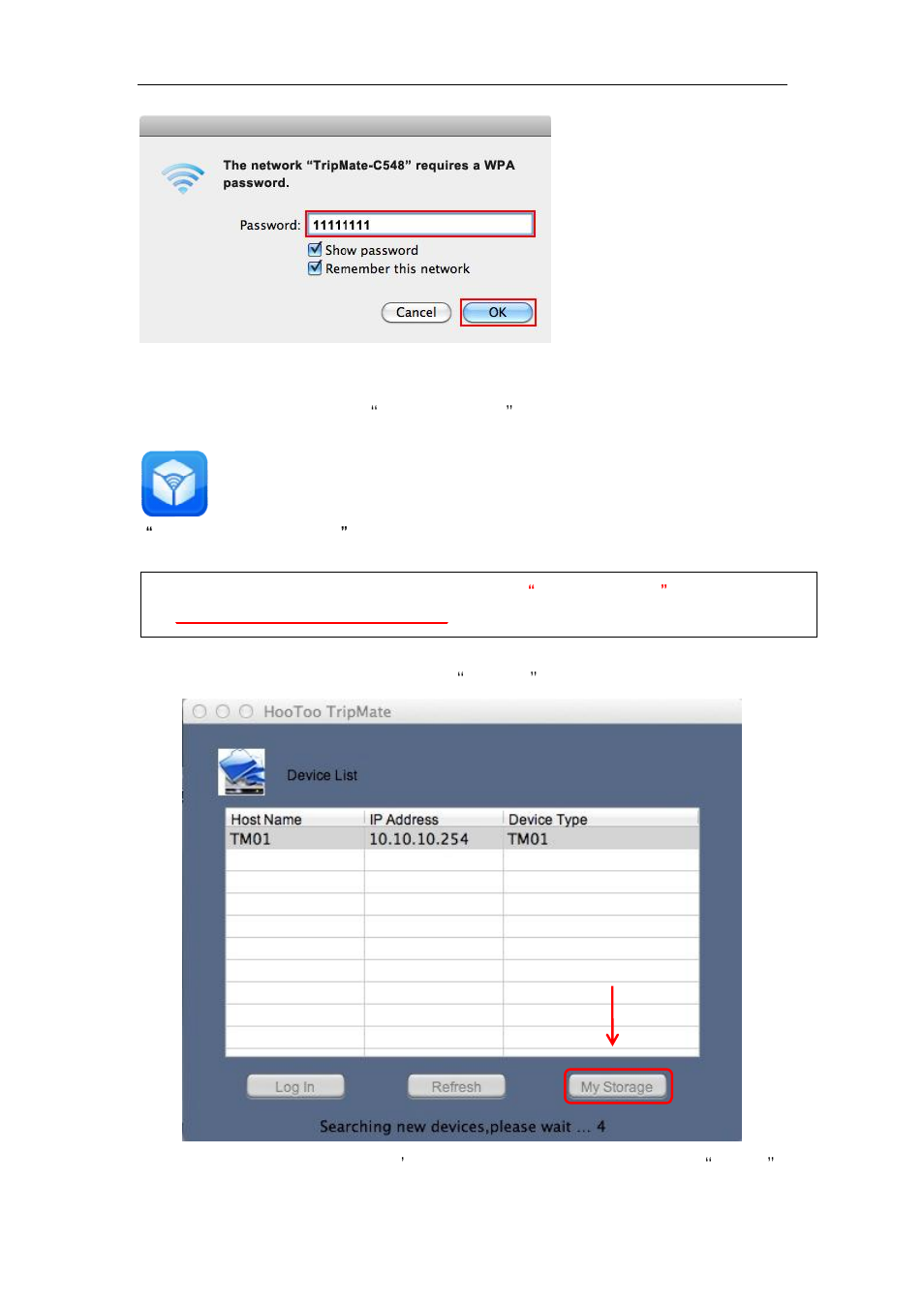 Accessing your usb storage on mac | Hootoo TripMate on Mac User Manual | Page 2 / 16