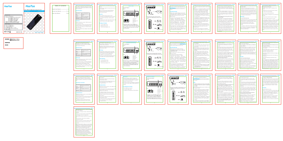 Hootoo HT-UH010 User Manual | 1 page