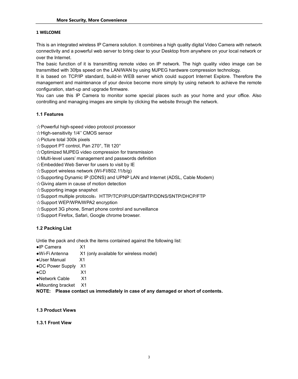 Hootoo HT-IP212 User Manual User Manual | Page 3 / 55