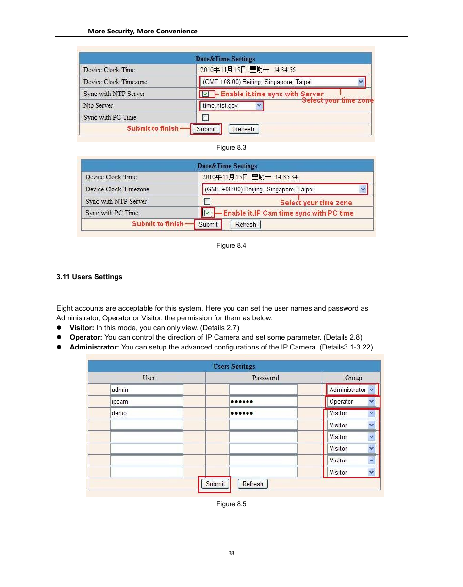 Hootoo HT-IP212 User Manual User Manual | Page 38 / 55