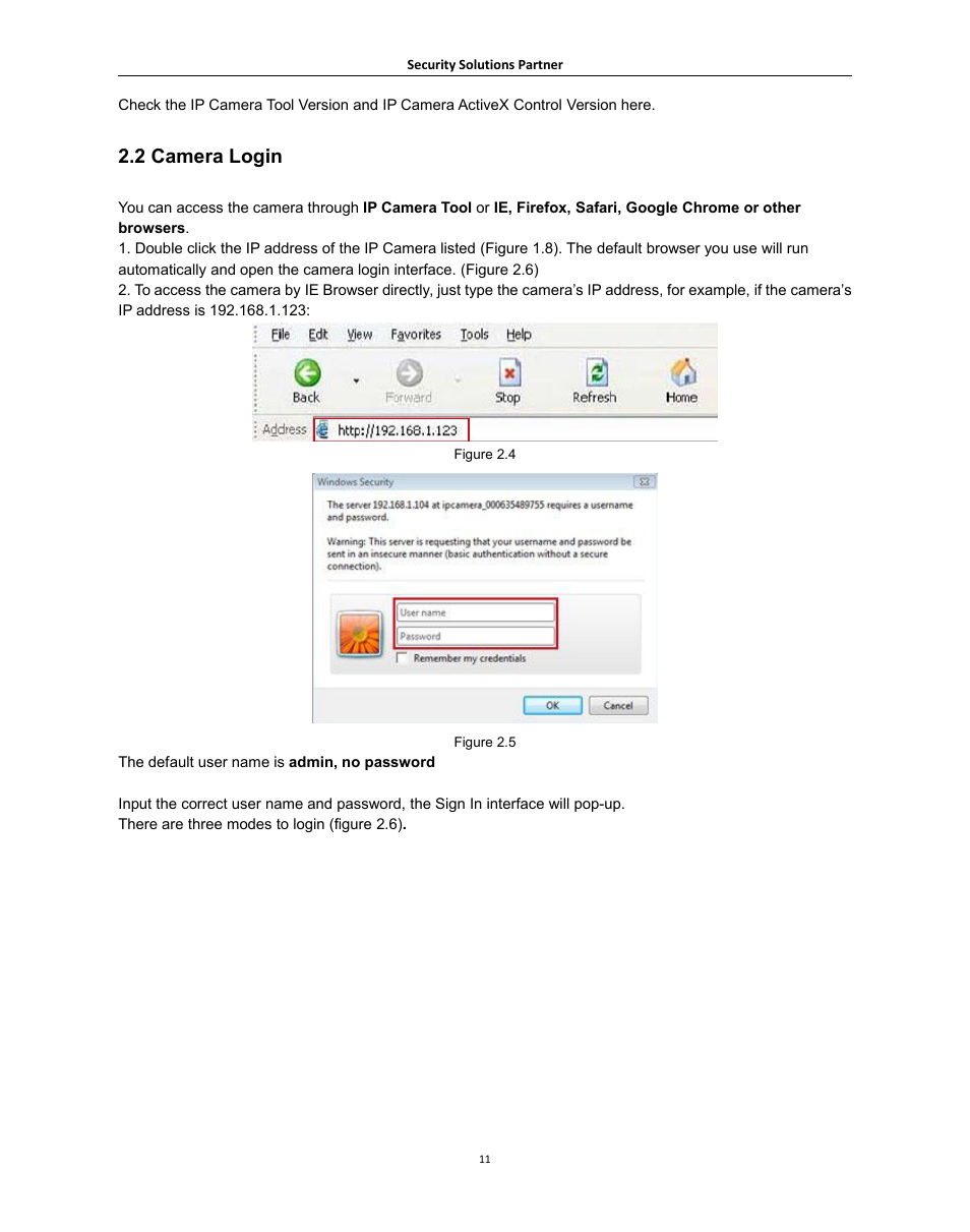 2cameralogin, Amera, Ogin | 2 camera login | Hootoo HT-IP006N User Manual | Page 11 / 55
