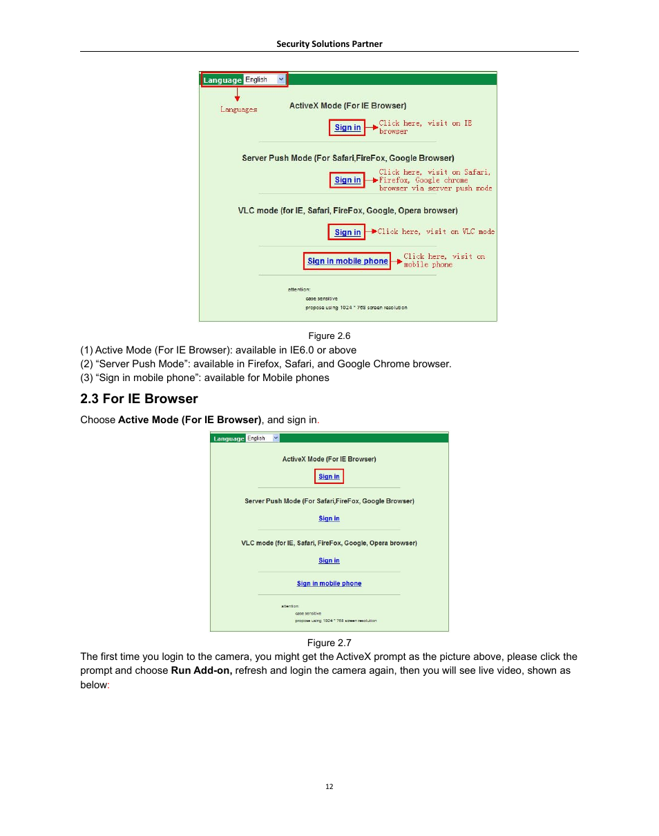 3foriebrowser, Ie b, Rowser | 3 for ie browser | Hootoo HT-IP006N User Manual | Page 12 / 55