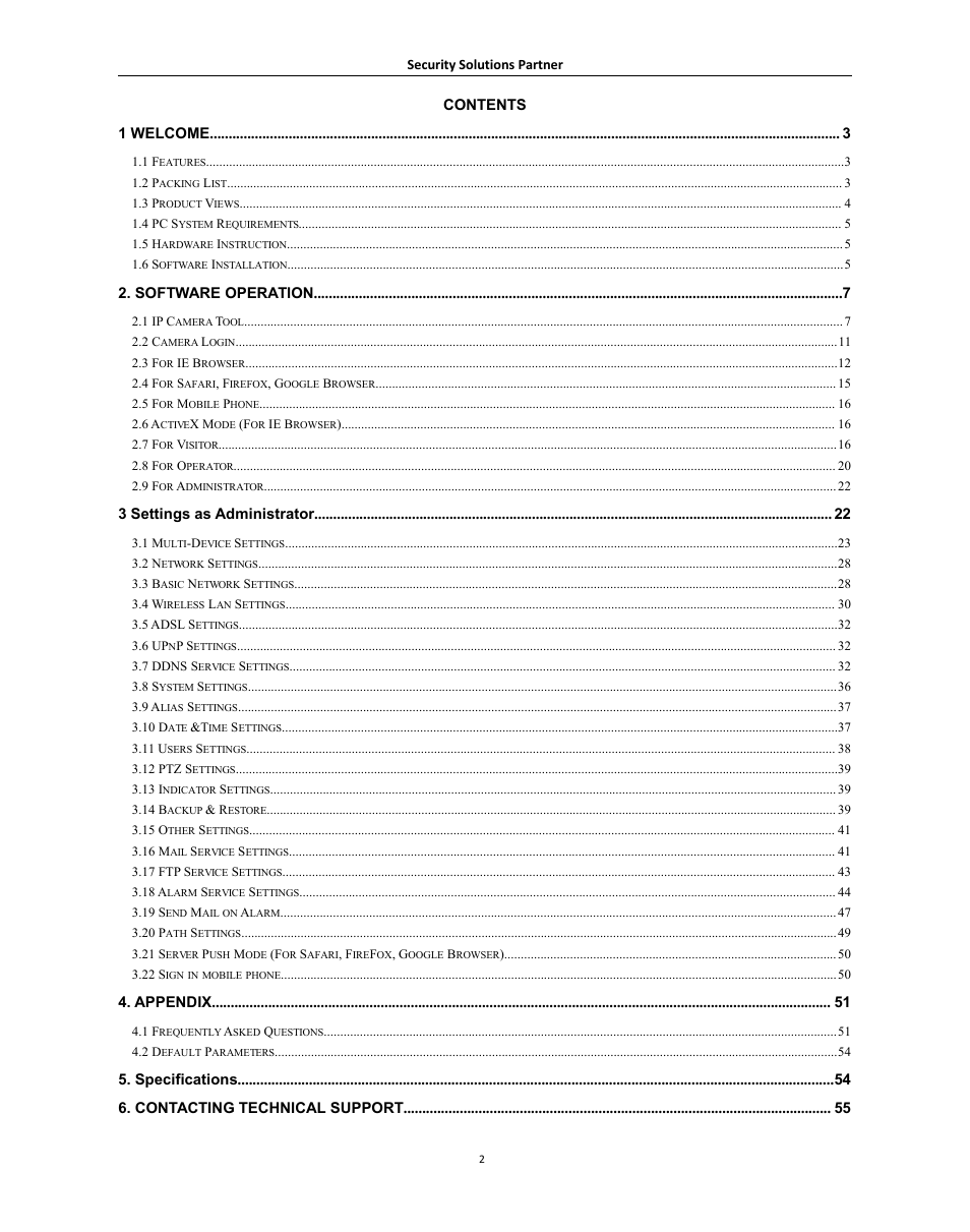 Hootoo HT-IP006N User Manual | Page 2 / 55