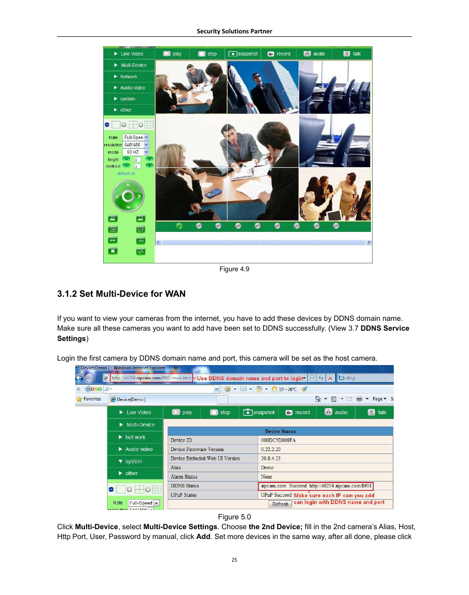 2 set multi-device for wan | Hootoo HT-IP006N User Manual | Page 25 / 55